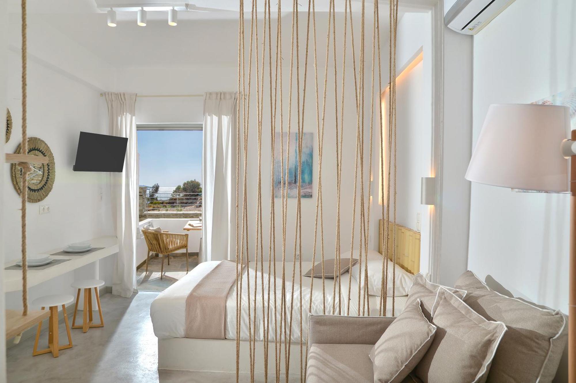 Niriis Sea View Studio Melite Batsi Батси Экстерьер фото