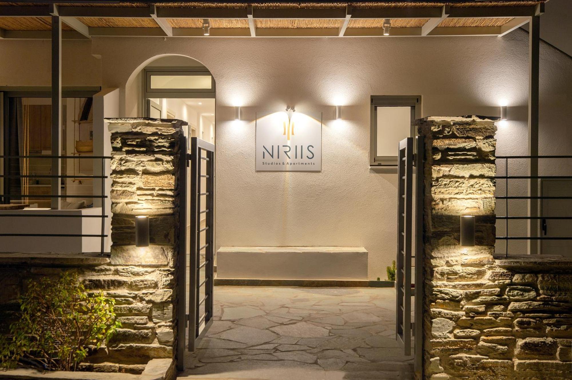 Niriis Sea View Studio Melite Batsi Батси Экстерьер фото